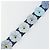 Tracolla in pelle FENDI 31.9" Navy Auth 181881M Blu navy - vista 10