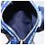 LOUIS VUITTON Monogram Bandana Porte Cles Pouch Bag Charm MP3337 Auth 167351SM Bianco Blu - vista 10