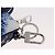 LOUIS VUITTON Monogram Bandana Porte Cles Pouch Bag Charm MP3337 Auth 167351SM Bianco Blu - vista 9