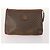 Céline Clutch CELINE in tela Macadam PVC e pelle 5 Set Marrone Beige Auth 180889 - vista 2