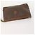 Céline Clutch CELINE in tela Macadam PVC e pelle 5 Set Marrone Beige Auth 180889 - vista 4