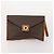 Céline Clutch CELINE in tela Macadam PVC e pelle 5 Set Marrone Beige Auth 180889 - vista 7