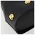 Bolsa Salvatore Ferragamo Gancini de Couro 2way Preto Ouro Auth 181422A Dourado - vista 16