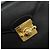 Bolsa Salvatore Ferragamo Gancini de Couro 2way Preto Ouro Auth 181422A Dourado - vista 19