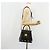 Bolsa Salvatore Ferragamo Gancini de Couro 2way Preto Ouro Auth 181422A Dourado - vista 24
