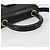Bolsa Salvatore Ferragamo Gancini de Couro 2way Preto Ouro Auth 181422A Dourado - vista 7