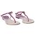 Timeless Chanel Metallic Fuchsia Leder CC Thong Sandalen Pink - Ansicht 2