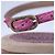 Timeless Chanel Metallic Fuchsia Leder CC Thong Sandalen Pink - Ansicht 4