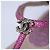 Timeless Chanel Metallic Fuchsia Leder CC Thong Sandalen Pink - Ansicht 5
