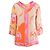 Túnica de seda estampada Emilio Pucci Multicolor