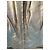 Gianni Versace Silver Metallic Leather Gilet Silvery - view 10