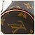 Louis Vuitton Papillon Pochette Monogram Canvas Mini Marrone - vista 6