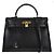 Hermès Hermes Kelly Black Box Calf with Gold Hardware 35 Nero