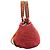 Borsa a mano Balenciaga in rafia rosa e pelle marrone - vista 3