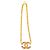Chanel CC Gold-Plated Crystal Pendant Necklace