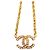 Chanel CC Gold-Plated Crystal Pendant Necklace - view 2