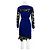 Diane von Furstenberg Abito Ernestina in Seta e Pizzo - Blu Cobalto Nero - vista 3