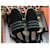 Hermès Canvas Espadrilles Schwarz Grau  - Ansicht 10