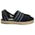 Hermès Canvas Espadrilles Schwarz Grau  - Ansicht 6