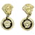 Versace Orecchini a clip Medusa Nero D'oro  - vista 1