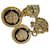 Versace Orecchini a clip Medusa Nero D'oro  - vista 10