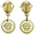 Versace Orecchini a clip Medusa Nero D'oro  - vista 2