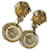 Versace Orecchini a clip Medusa Nero D'oro  - vista 9