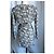 Isabel Marant Etoile Marant Étoile Abito Corto Dulce in Seta Nero e Bianco T36 - vista 9