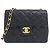 Borsa a tracolla Chanel 1115 in pelle nera Nero