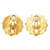 Orecchini a clip Chanel Coco Mark D'oro - vista 3
