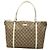 Borsa Tote Gucci GG Supreme Bianco Beige
