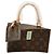 Borsa a Spalla Louis Vuitton Twisted Box Marrone