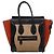 Céline Borsa Tote Celine Luggage Micro Shopper Nero Beige Arancione