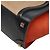 Céline Borsa Tote Celine Luggage Micro Shopper Nero Beige Arancione - vista 4