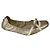 Bailarinas de cuero dorado TOD'S