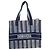 Christian Dior Borsa Tote Dioriviera a Righe Bianco Blu - vista 2