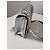 Borsa Dior Diorever in pelle argentata Argento - vista 2
