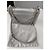Borsa Dior Diorever in pelle argentata Argento - vista 3