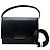 Vintage Givenchy Leder Schultertasche Schwarz Silber