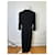 Abito midi in jersey vintage Givenchy nero M - vista 3