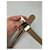 Yves Saint Laurent Ceinture en cuir vintage Saint Laurent noir beige argent  - vue 3