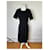 Yves Saint Laurent Robe en jersey vintage Saint Laurent noire M  - vue 8