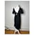 Yves Saint Laurent Robe en coton vintage Saint Laurent Noir M  - vue 3