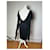 Yves Saint Laurent Robe en coton vintage Saint Laurent Noir M  - vue 4