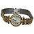 Orologio da polso vintage Givenchy in acciaio inossidabile Oro Argento