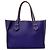 Tote reversibile Brégancon in pelle di vitello viola Moreau Paris Porpora - vista 4