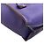 Tote reversibile Brégancon in pelle di vitello viola Moreau Paris Porpora - vista 8
