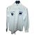 Camicia Paul & Shark bianca in cotone con ricami Bianco