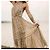 Autre Marque Vestido Maxi Amarillo Estampado Floral Negro Blanco Azul - vista 2