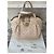 Louis Vuitton Mahina Cirrus Borsa in Pelle Traforata Beige - vista 2